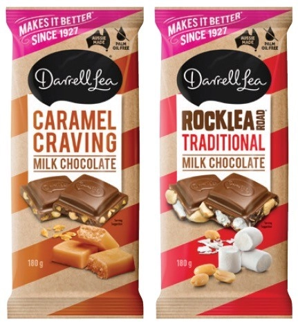 Darrell Lea or Life Savers Chocolate Blocks 160‑180g Selected Varieties