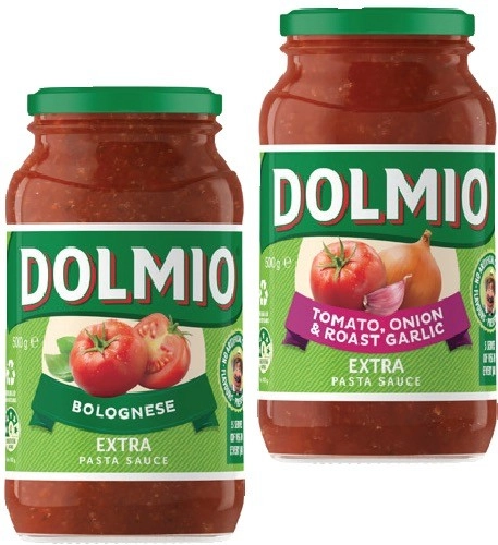 Dolmio Extra Pasta Sauce 490‑500g Selected Varieties