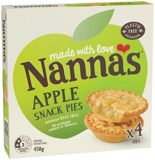 Nanna’s Family or Snack Fruit Pies 450-600g Selected Varieties