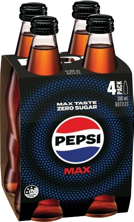 Pepsi Max or Schweppes Mixers 4x300mL Selected Varieties