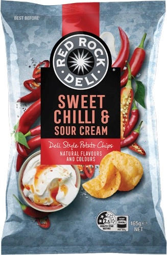 Red Rock Deli Chips 150-165g Selected Varieties