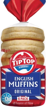 Tip Top Muffins 6 Pack Selected Varieties