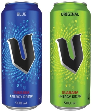 V Energy Drink 500mL Selected Varieties