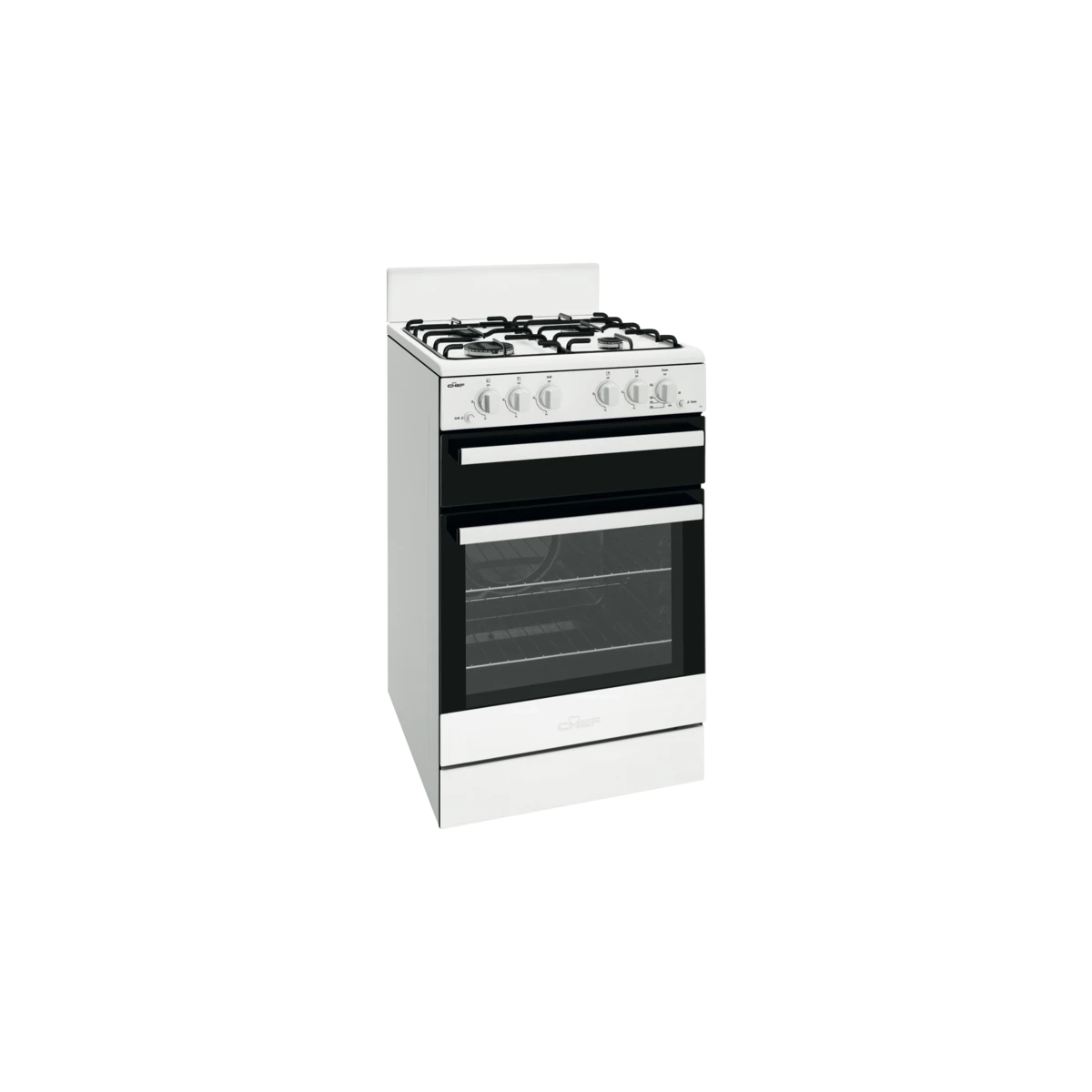 Chef 54cm Gas Upright Cooker