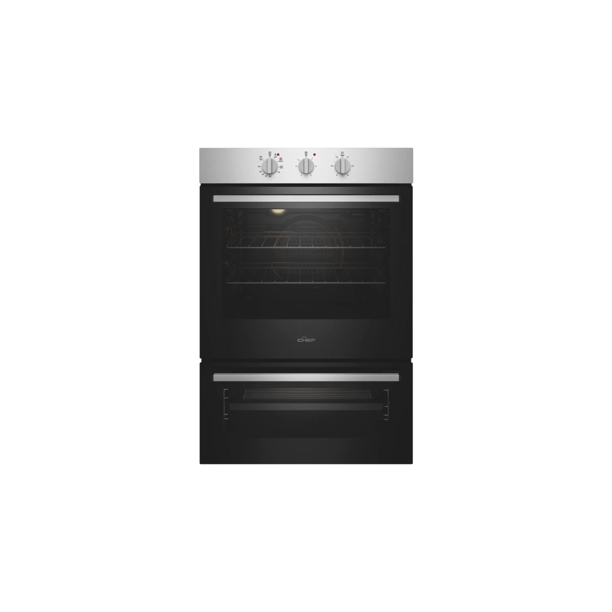 Chef 60cm Multifunction Oven Stainless Steel