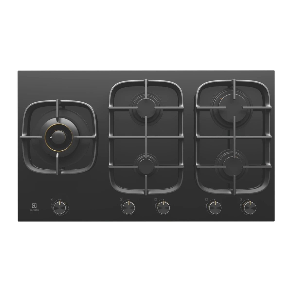 Electrolux 90cm Black Ceramic Glass Gas Cooktop