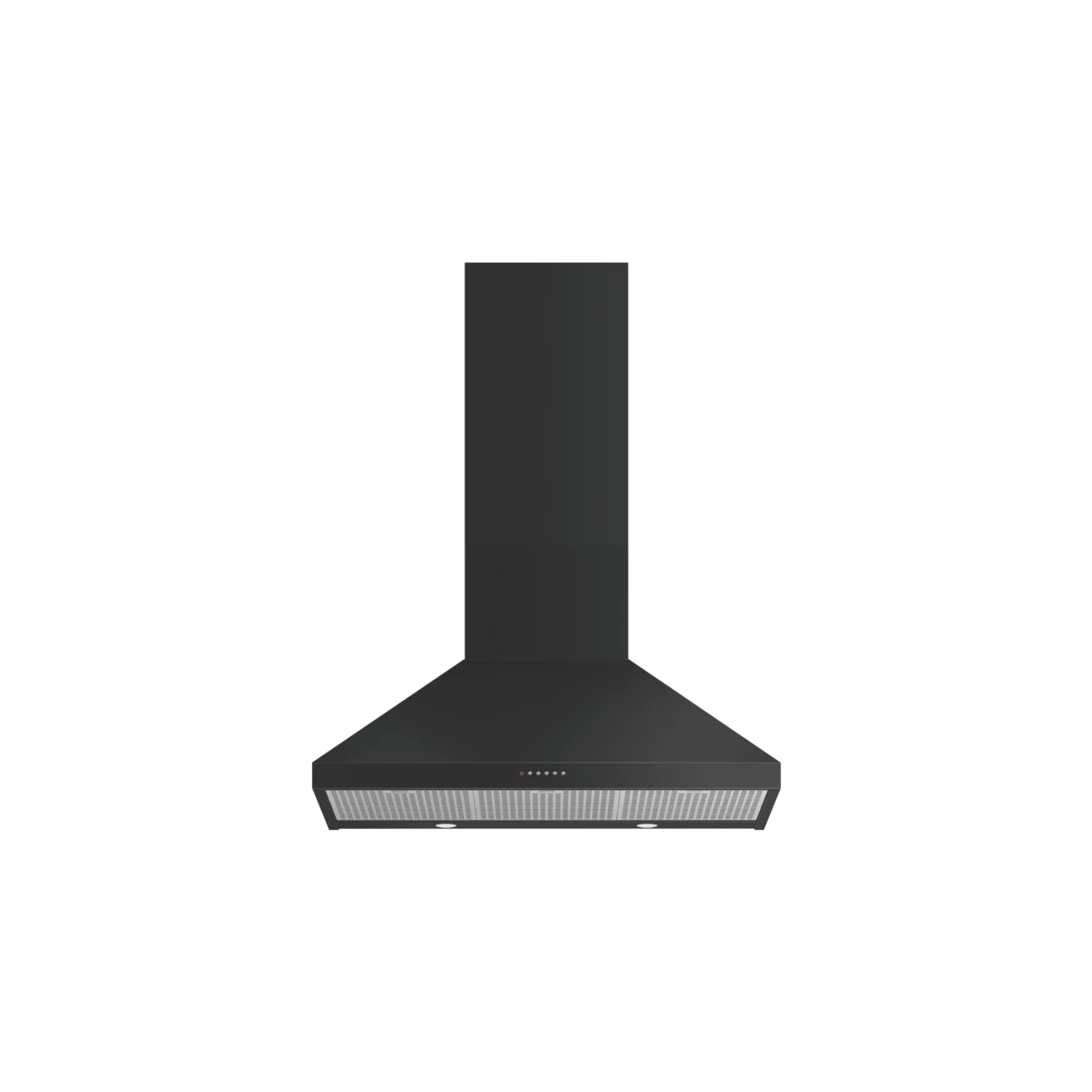 Fisher & Paykel 90cm Black Wall Rangehood Pyramid Chimney