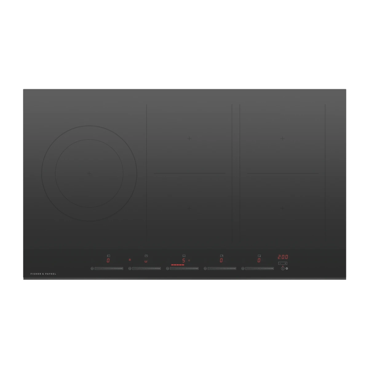 Fisher & Paykel 90cm Induction Cooktop Black Glass