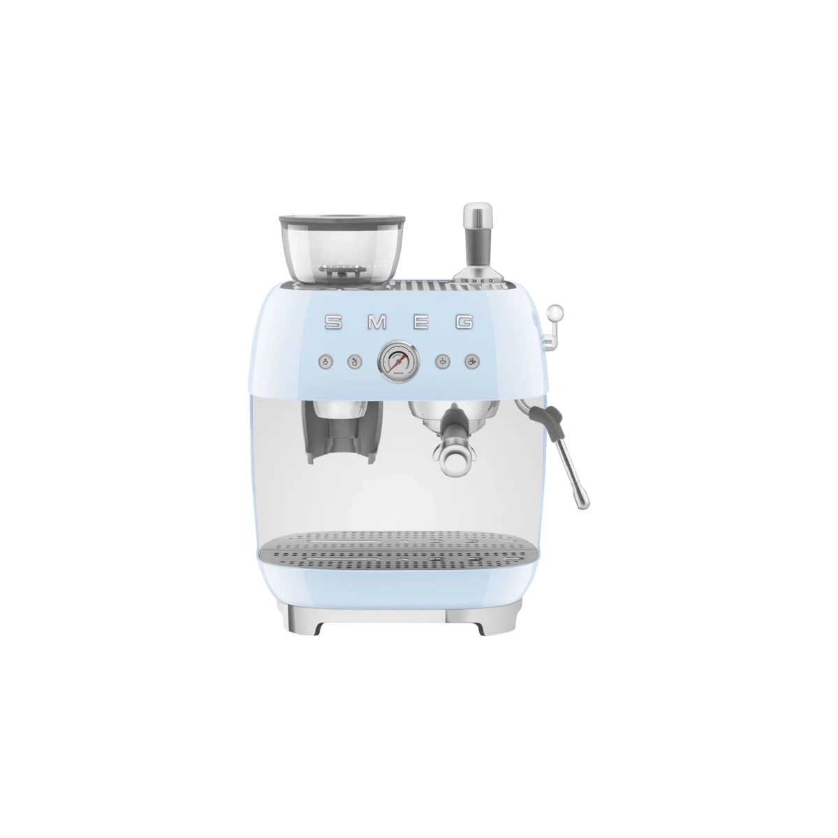 Smeg 50s Style Espresso Machine Pastel Blue