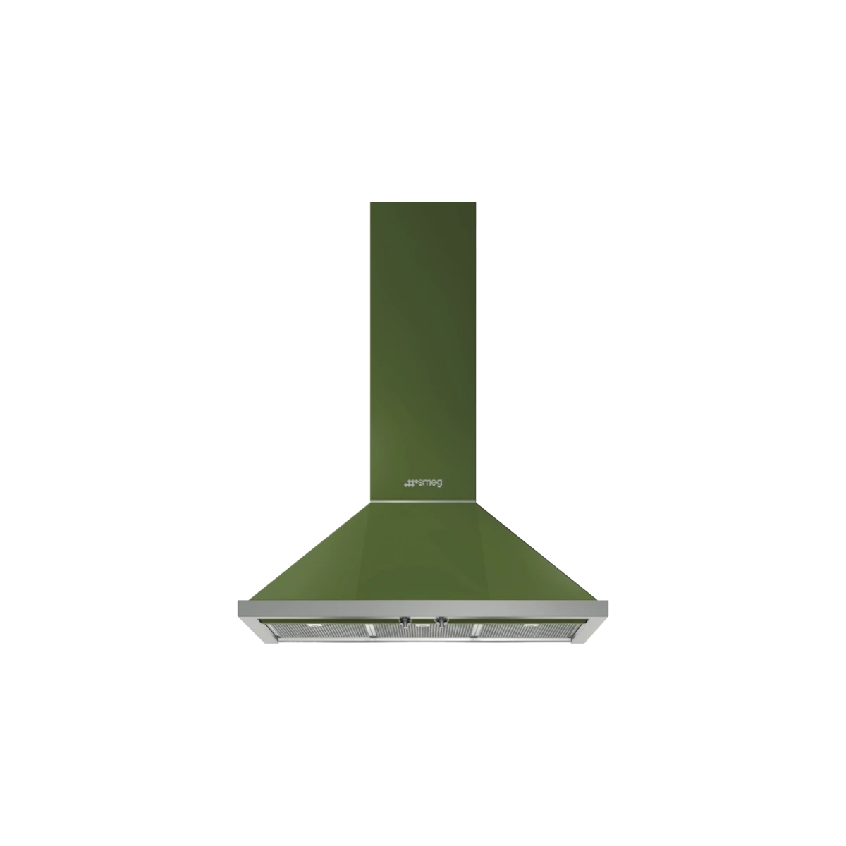 Smeg 90CM PORTOFINO R/HOOD LED LIGHTS OLIVE GREEN