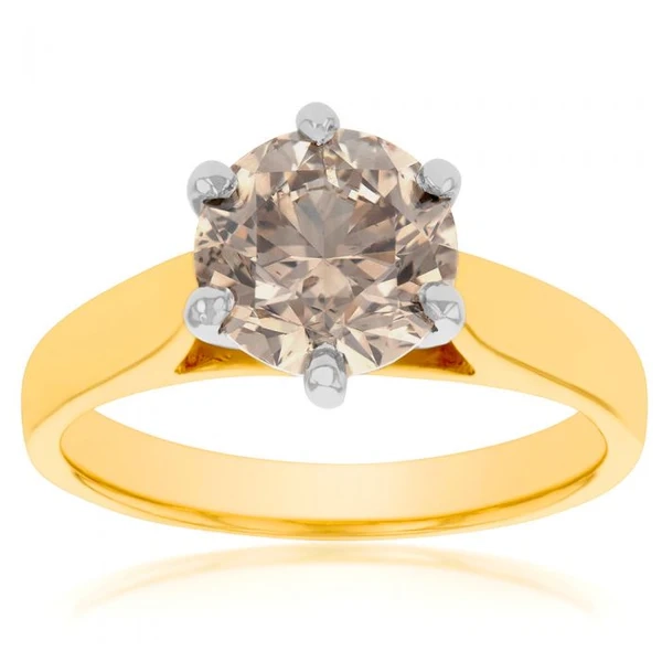 18ct Yellow Gold 2.00 Carat Australian Diamond Solitaire – Shiels Jewellers