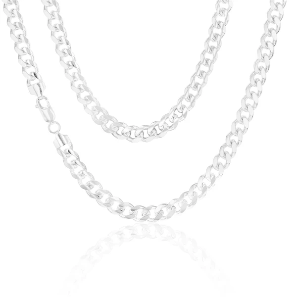 55cm Sterling Silver Curb Chain – Shiels Jewellers