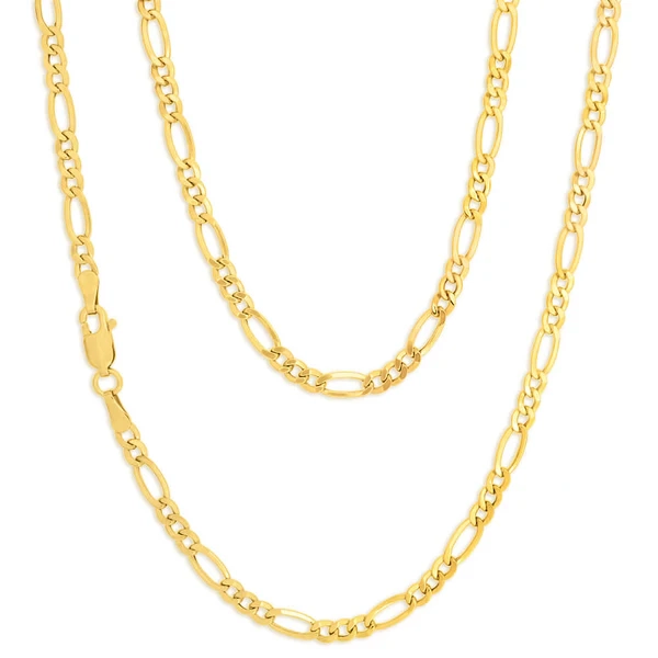 9ct Dazzling Yellow Gold Figaro Chain – Shiels Jewellers