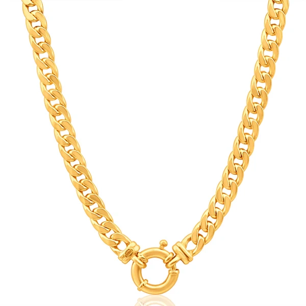 9ct Delightful Yellow Gold Copper Filled Curb Chain – Shiels Jewellers