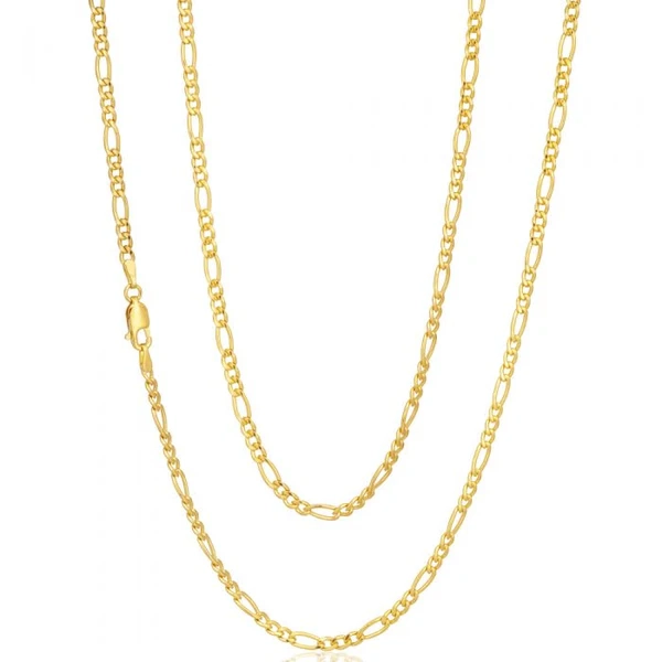 9ct Gold Filled Figaro 55cm Chain 80 Gauge – Shiels Jewellers