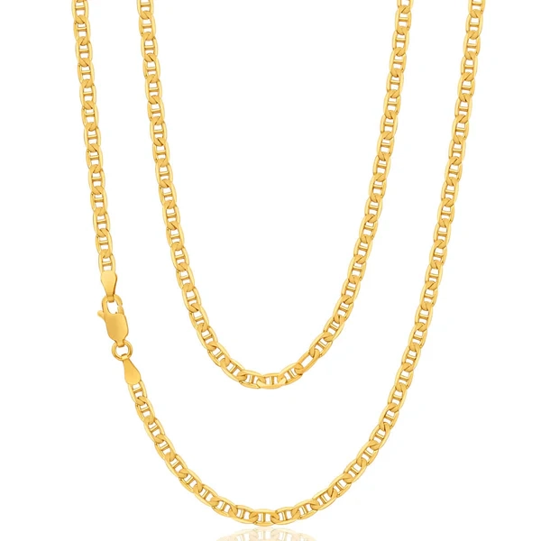 9ct Radiant Yellow Gold Anchor Chain – Shiels Jewellers