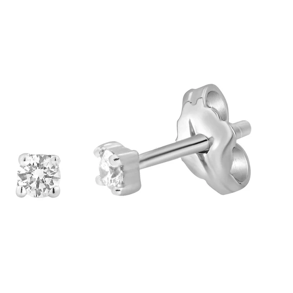 9ct White Gold 0.10 Carat Diamond Stud Earrings – Shiels Jewellers