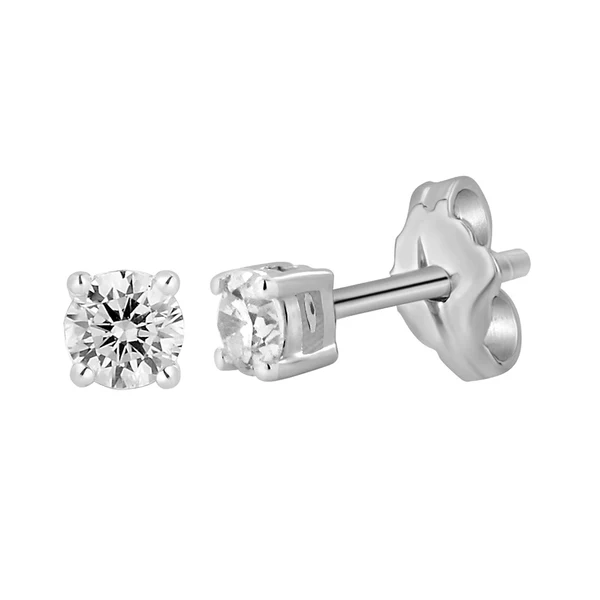 9ct White Gold 0.30 Carat Brilliant Cut Diamond Stud Earrings – Shiels Jewellers