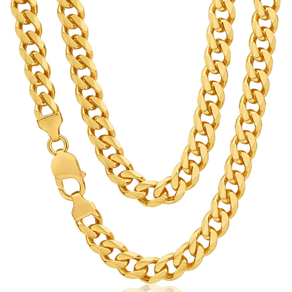 9ct Yellow Gold 55cm Curb Chain – Shiels Jewellers