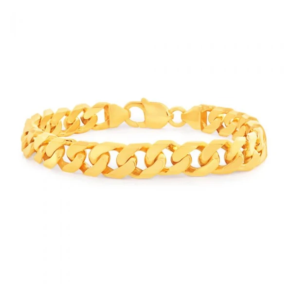 9ct Yellow Gold Delightful Curb Bracelet – Shiels Jewellers