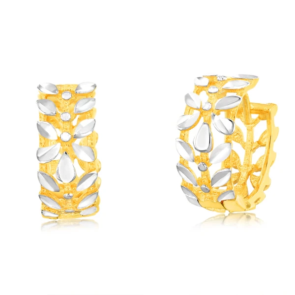 9ct Yellow Gold Hoop Filigree Earrings – Shiels Jewellers