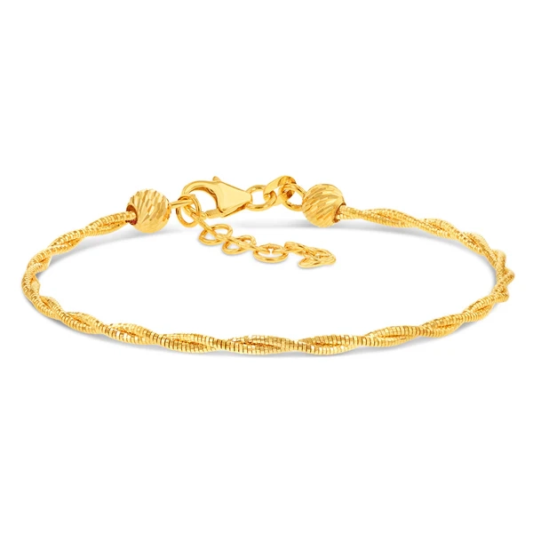 9ct Yellow Gold Omega 19cm Bracelet – Shiels Jewellers