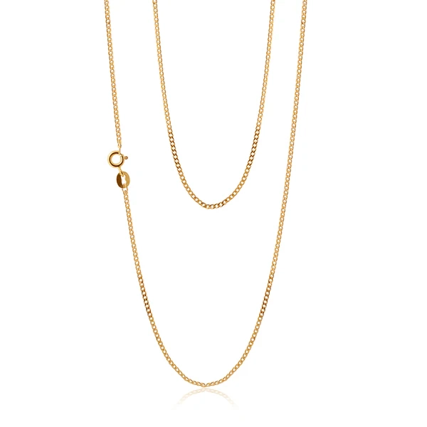 9ct Yellow Gold Silver Filled 50cm Curb Chain – Shiels Jewellers