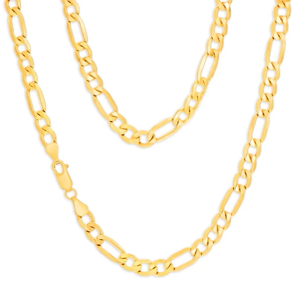 9ct Yellow Gold Silver Filled 55cm Figaro Chain 150 Gauge – Shiels Jewellers