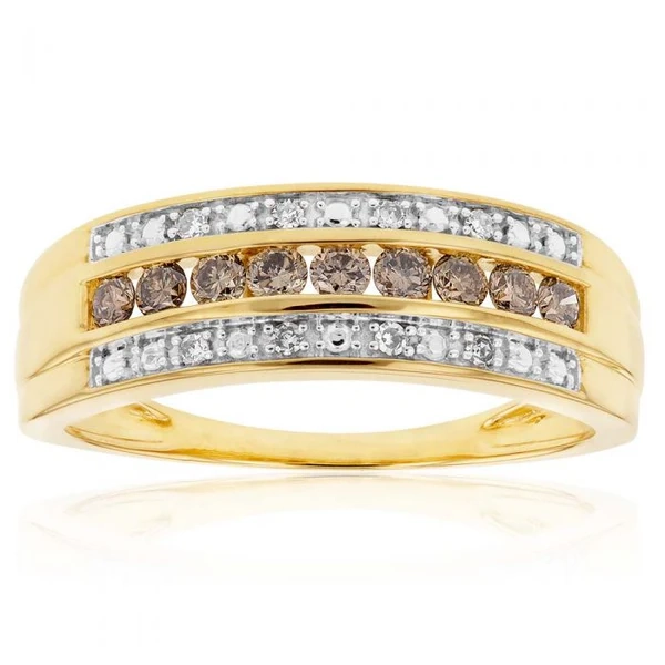 Australian Diamond 9ct Yellow Gold 3/8 Carat Diamond Ring – Shiels Jewellers