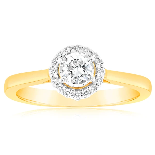 Luminesce Lab Grown 18 Carat Yellow Gold .30 Carat Diamond Solitaire R – Shiels Jewellers