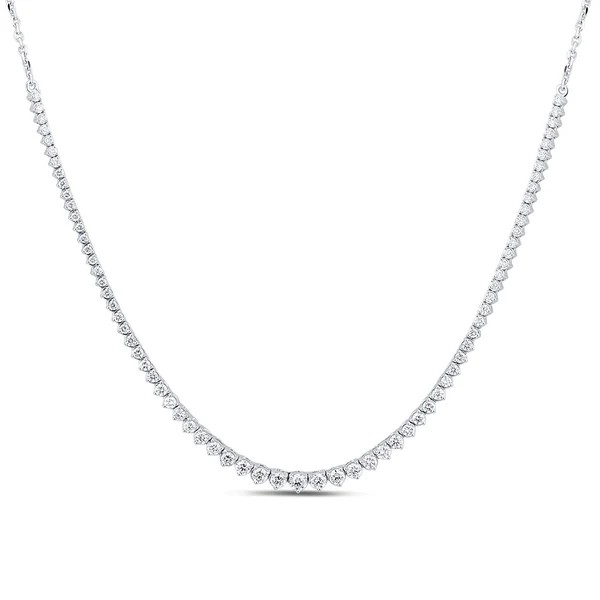 Luminesce Lab Grown 2 Carats Diamond Cable Chain Necklace in 9ct White – Shiels Jewellers