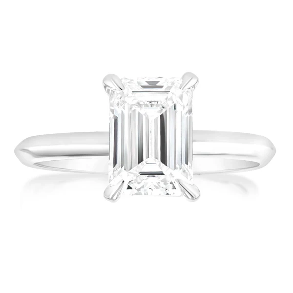 Luminesce Lab Grown Certified 2 Carat Diamond Emerald Cut Engagement R – Shiels Jewellers