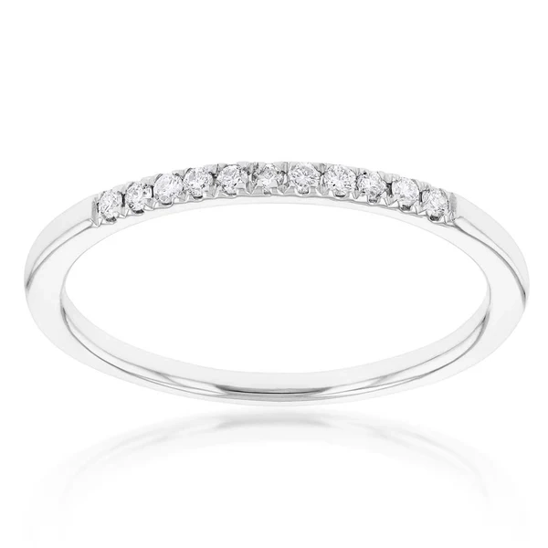 Luminesce Lab Grown Diamond 10-14pt Eternity Ring in 9ct White Gold – Shiels Jewellers