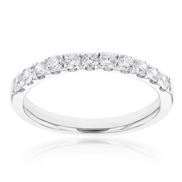 Luminesce Lab Grown Diamond 1/2 Carat Eternity Ring in 9ct White Gold – Shiels Jewellers