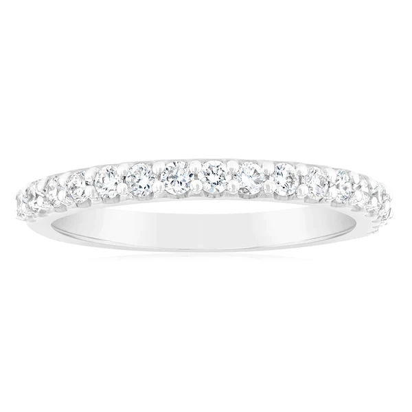 Luminesce Lab Grown Diamond 1/3 Carat Wedding Band 14ct White Gold – Shiels Jewellers