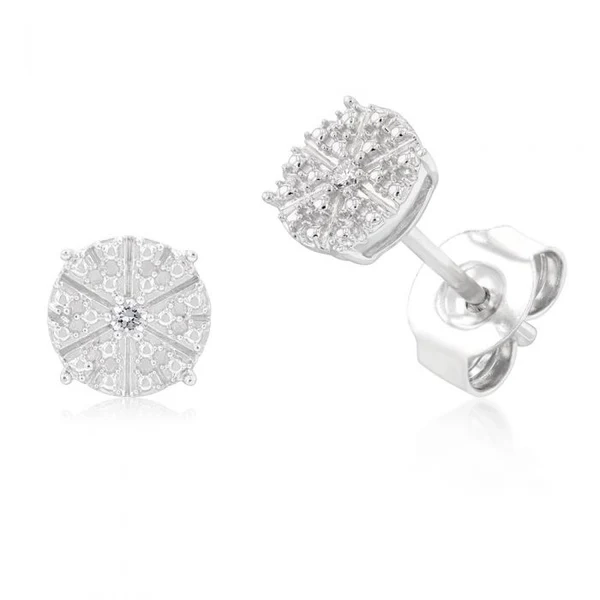 Luminesce Lab Grown Diamond Silver Studs – Shiels Jewellers