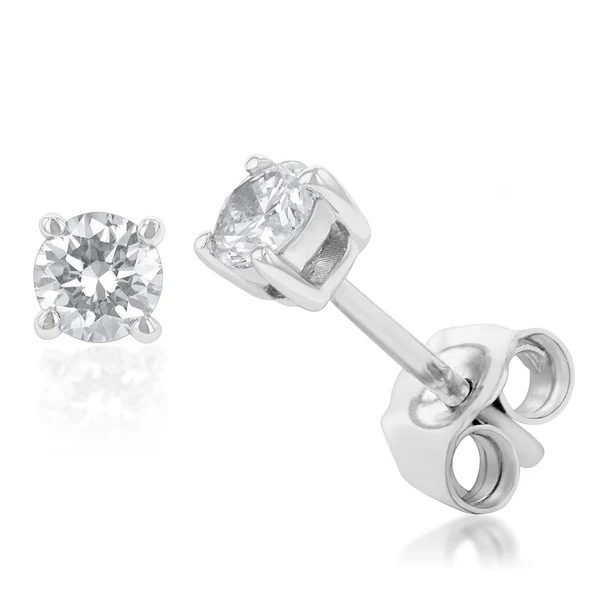 Luminesce Lab Grown Diamond Solitiaire Classic 1/3 Carat Stud Earrings – Shiels Jewellers