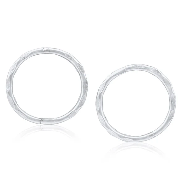 Sterling Silver 10mm Faceted Sleeper Earrings – Shiels Jewellers