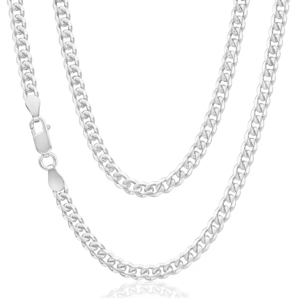 Sterling Silver 120 Gauge Diamond Cut 50cm Curb Chain – Shiels Jewellers