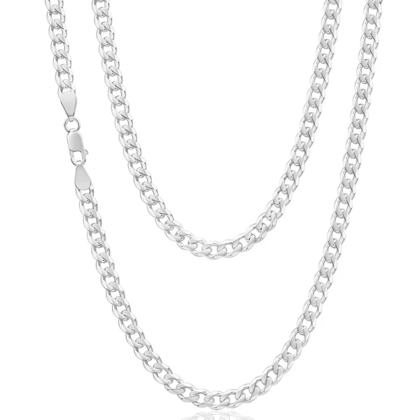 Sterling Silver 150 Gauge Diamond Cut 70cm Curb Chain – Shiels Jewellers