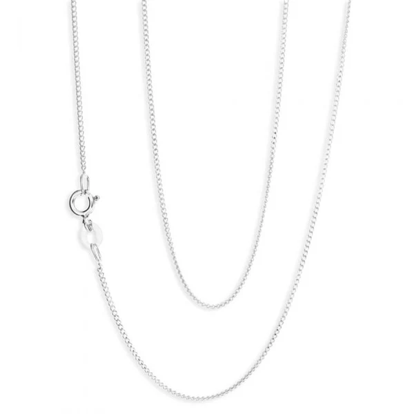 Sterling Silver 30 Gauge Curb Chain in 45cm – Shiels Jewellers