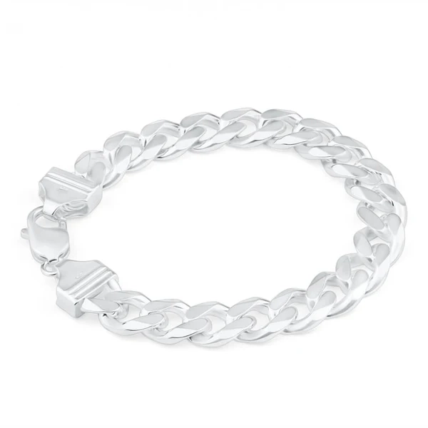 Sterling Silver 300 Gauge 21cm Curb Bracelet – Shiels Jewellers