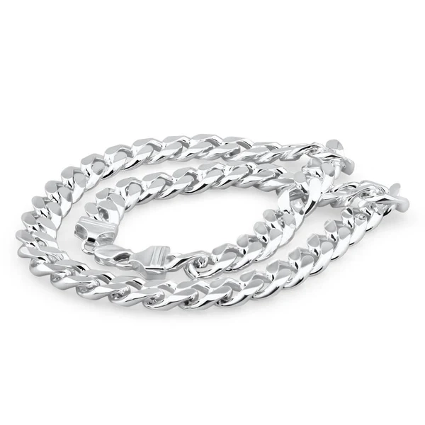 Sterling Silver 350 Gauge Diamond Cut 55cm Curb Chain – Shiels Jewellers