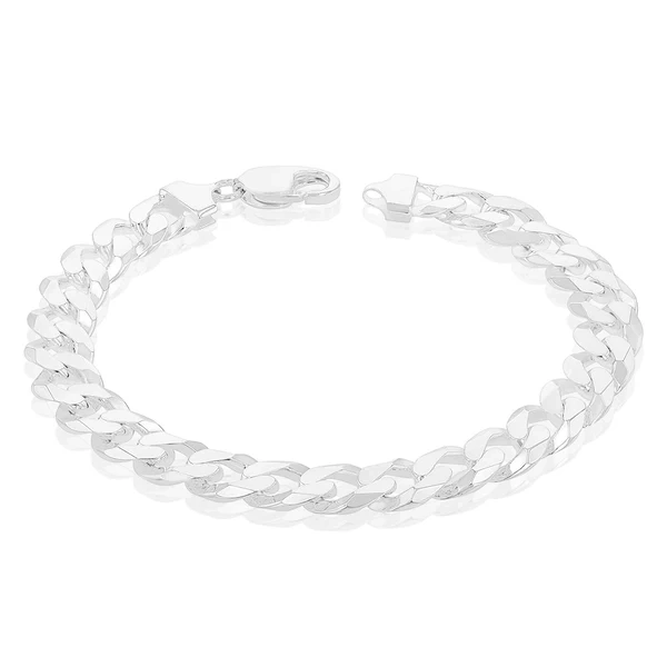 Sterling Silver Curb 250 Gauge 23cm Bracelet – Shiels Jewellers