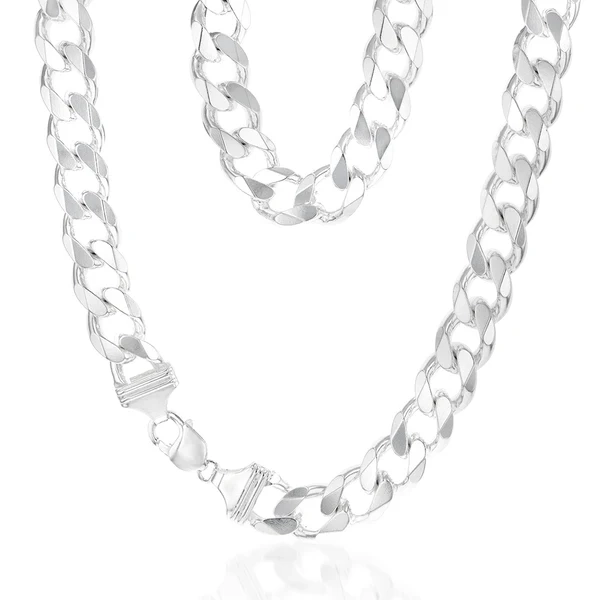 Sterling Silver Curb 400 Gauge 55cm Chain – Shiels Jewellers