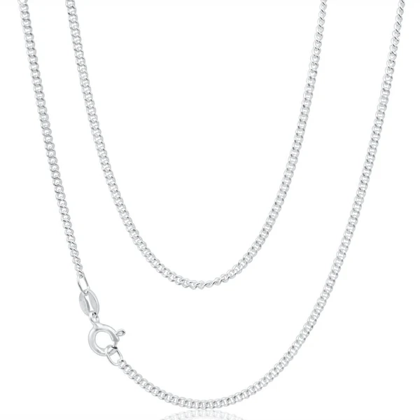 Sterling Silver Curb 50 Gauge Chain 50cm – Shiels Jewellers