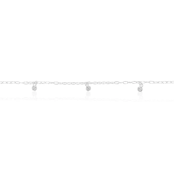 Sterling Silver Multi Bead Drop 25cm Anklet – Shiels Jewellers