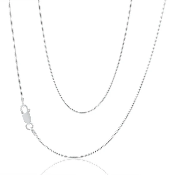 Sterling Silver Snake 45cm Chain – Shiels Jewellers