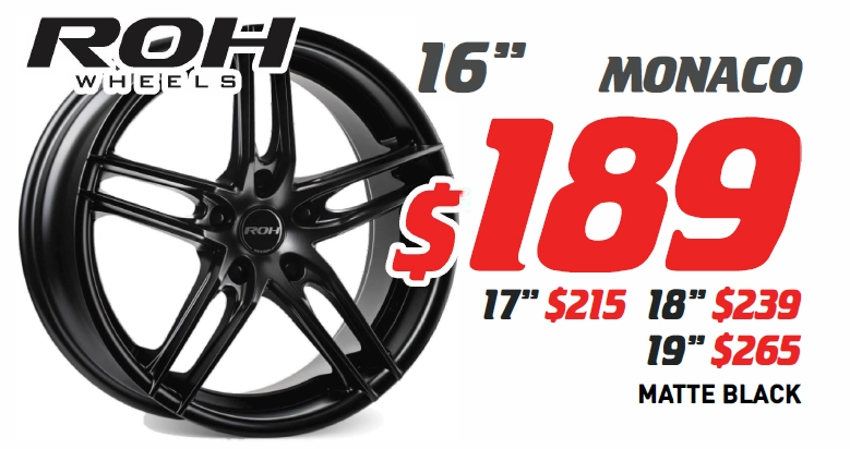 15" WHEEL - ROH WHEELS MONACO