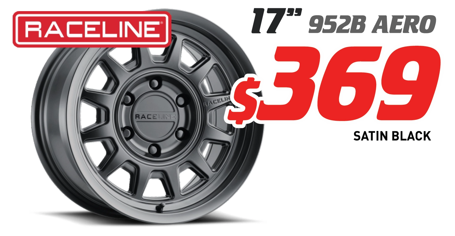 17" WHEEL - RACELINE 952B AERO